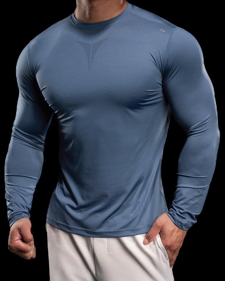 Performance Long Sleeve Tee Crew Neck Quick Dry