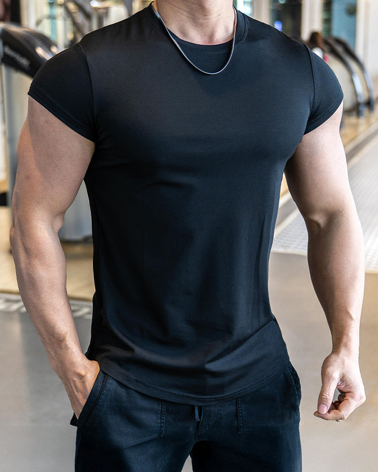 Cap Sleeve Muscle Fit Tee
