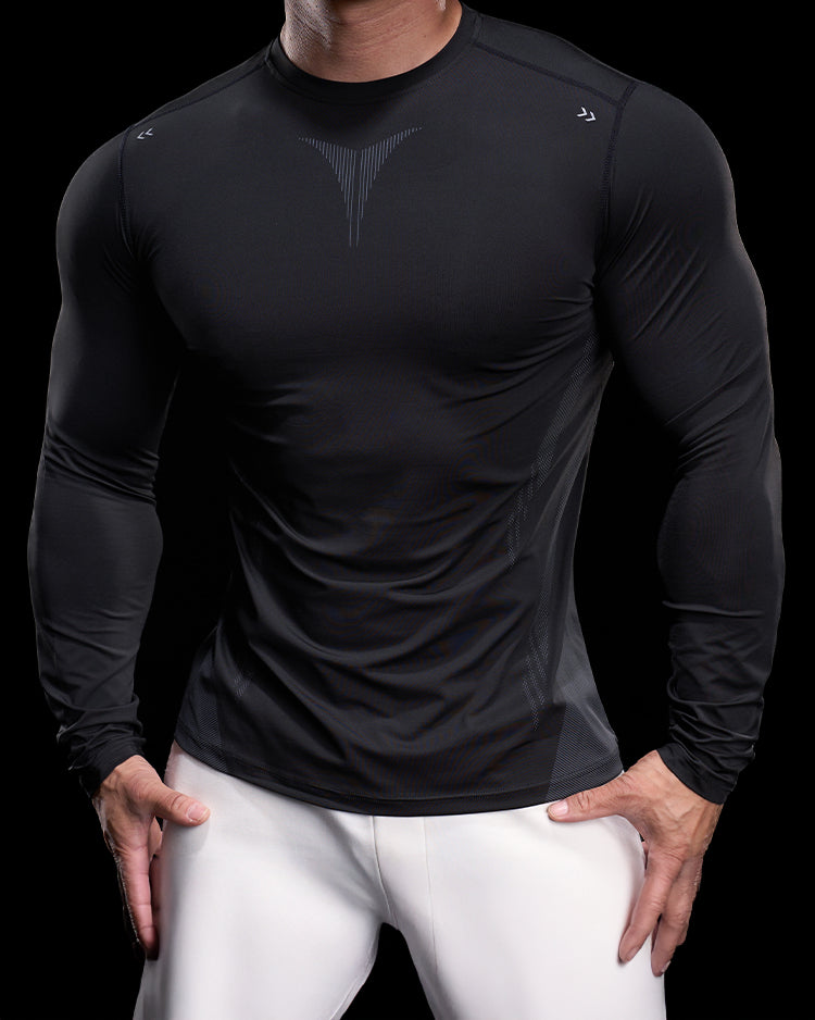 Performance Long Sleeve Tee Crew Neck Quick Dry