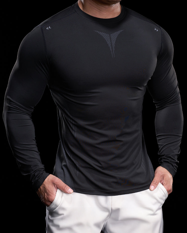 Performance Long Sleeve Tee Crew Neck Quick Dry