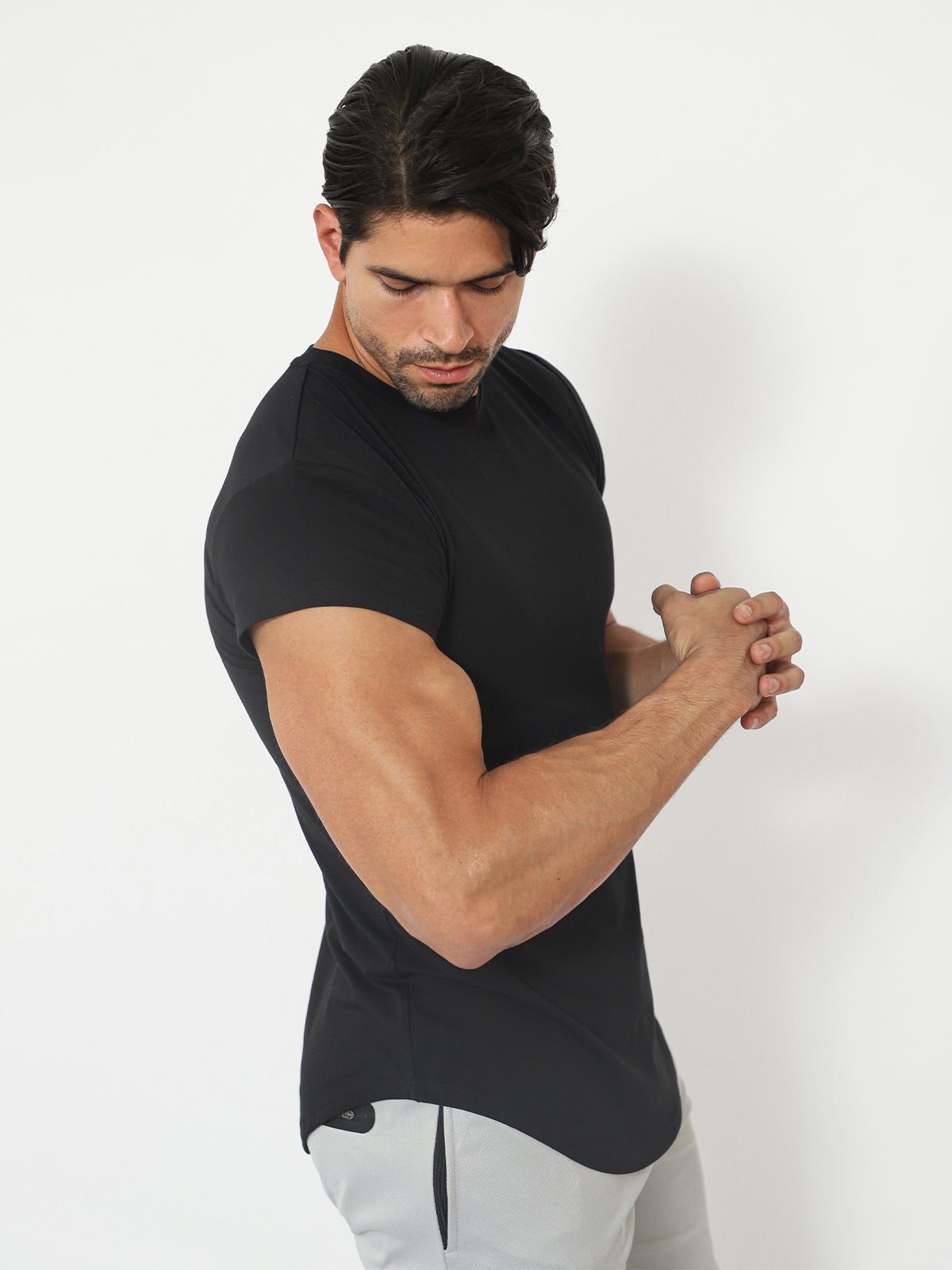 All Day Elite Cap Sleeve Muscle Fit T-Shirt(Final Sale–No Return or Exchange)