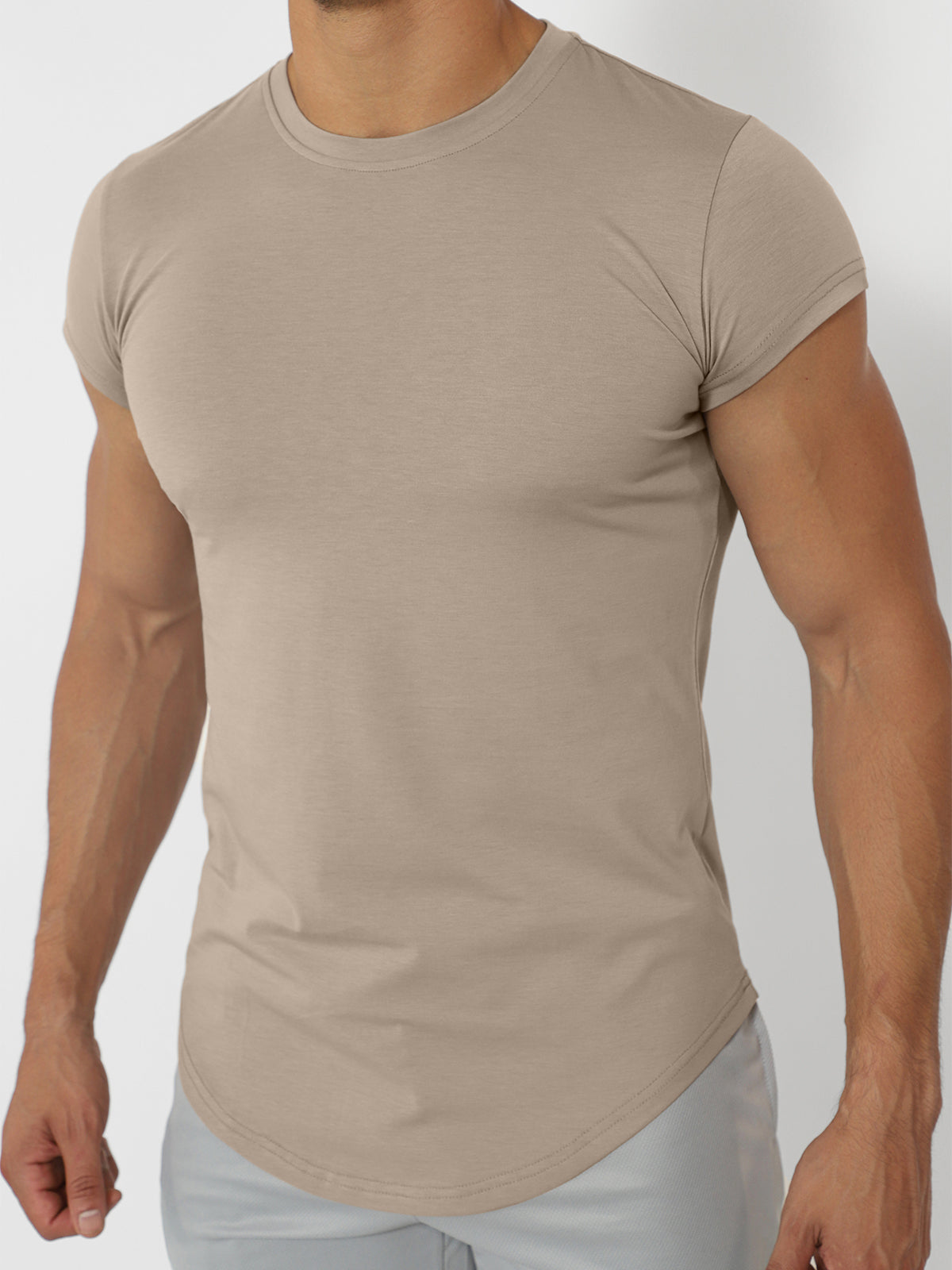 All Day Elite Cap Sleeve Muscle Fit T-Shirt(Final Sale–No Return or Exchange)