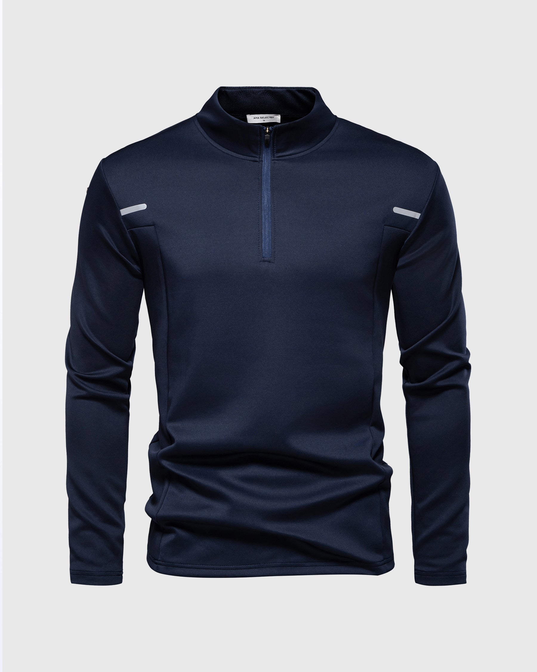 Reflective Performance Quarter-Zip Long Sleeve Shirts
