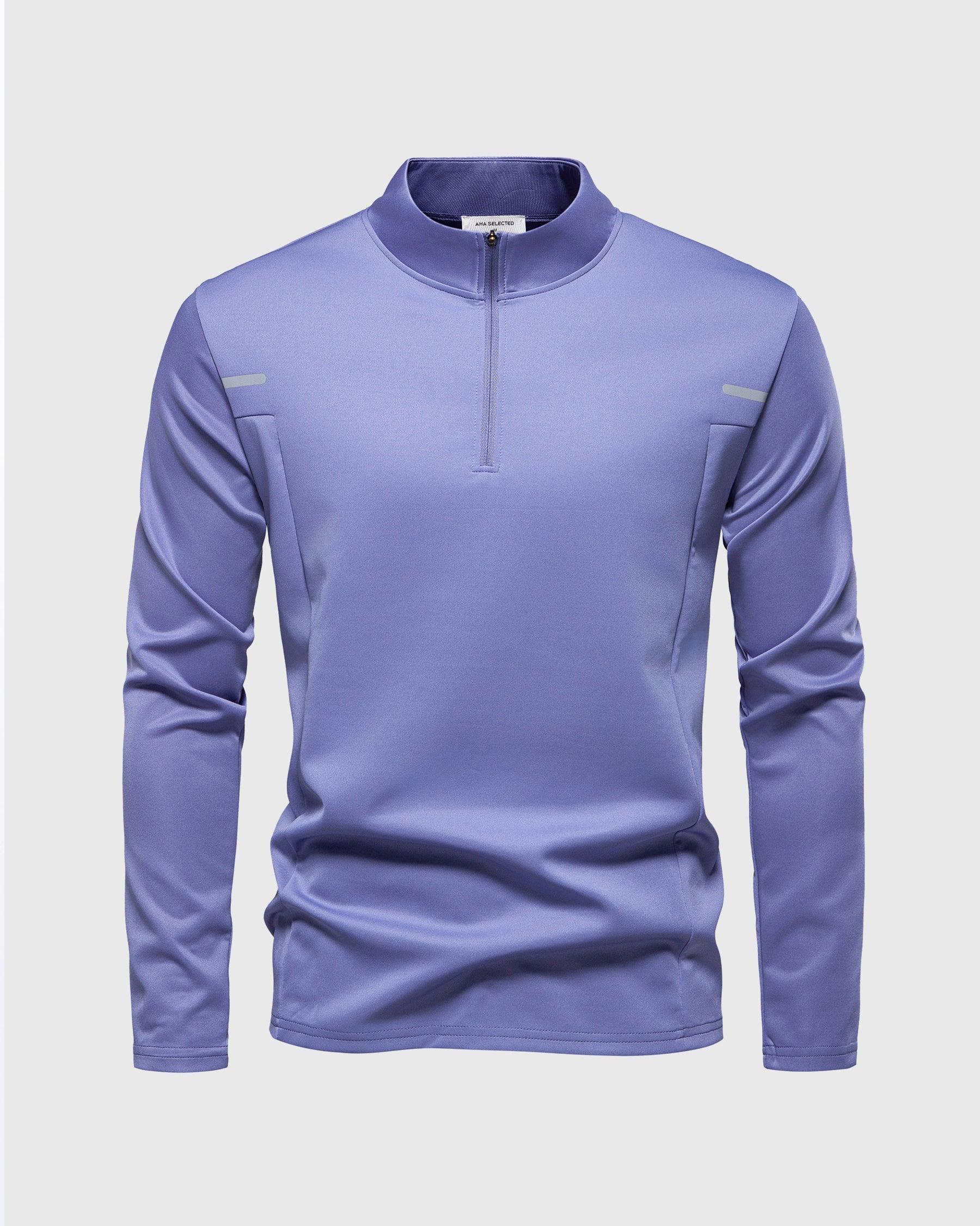 Reflective Performance Quarter-Zip Long Sleeve Shirts
