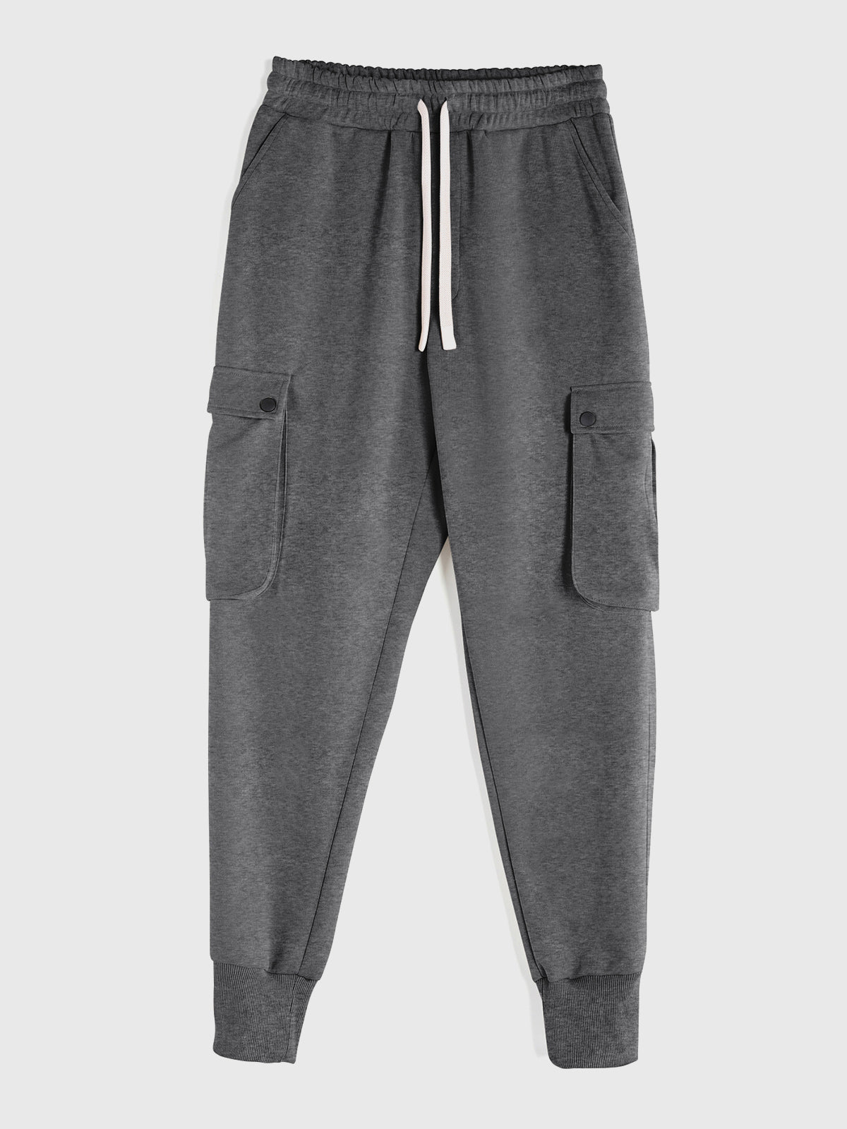 Comfy High Rib Cargo Sweatpant Jogger All Season Essential
