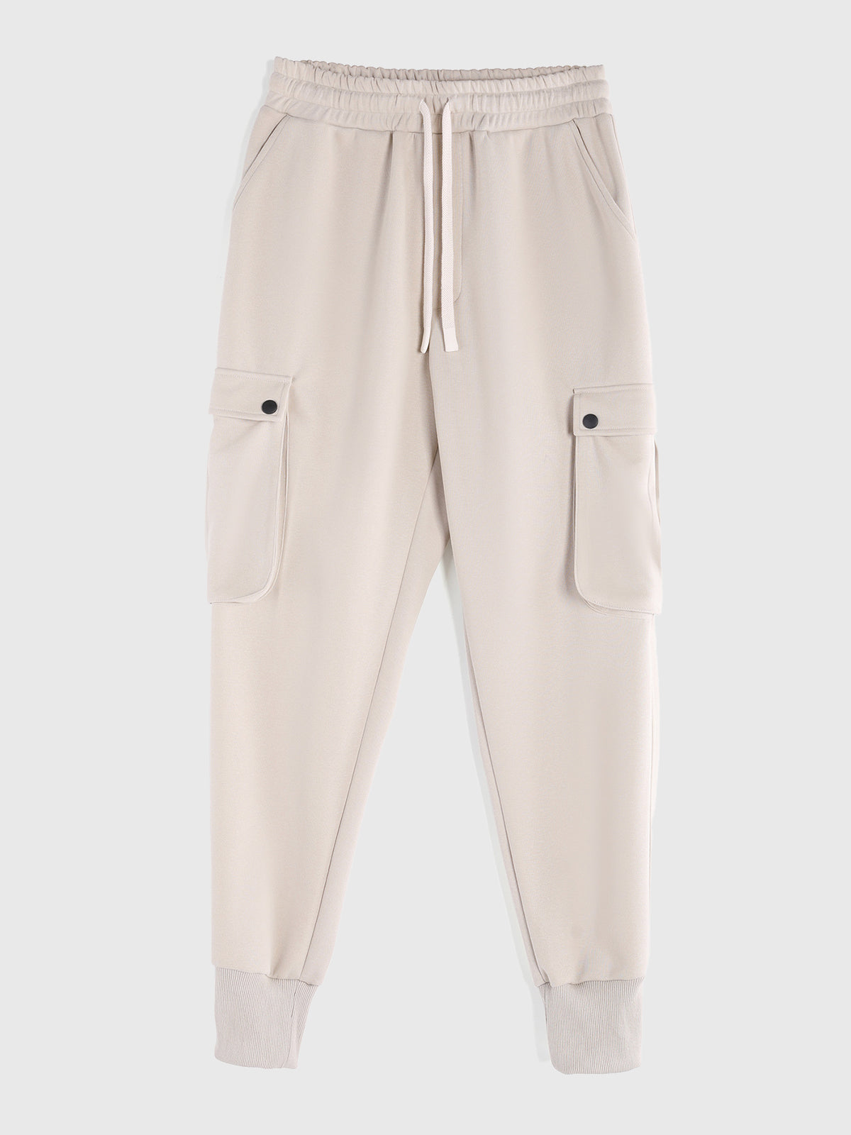 Comfy High Rib Cargo Sweatpant Jogger All Season Essential