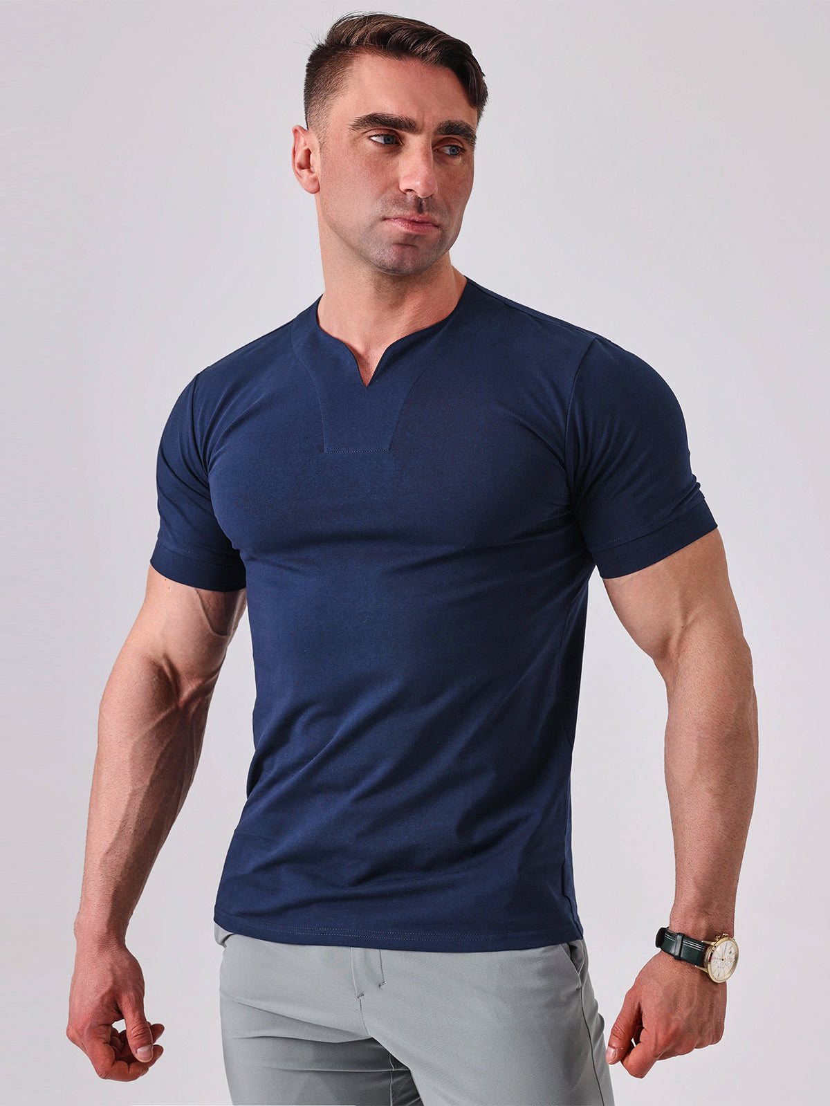 Society Cotton V-neck Short Sleeve(Final Restock)