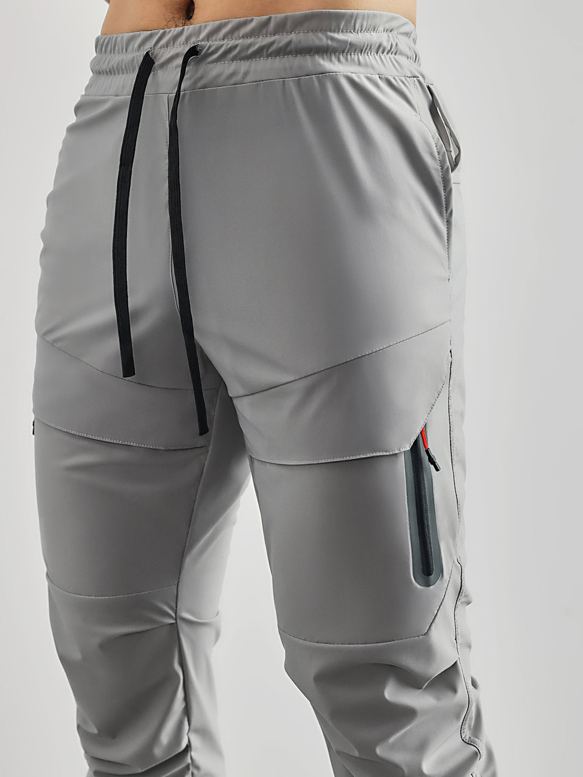 Stay Cool High Rib Cargo Jogger Athletic Stretch Pants