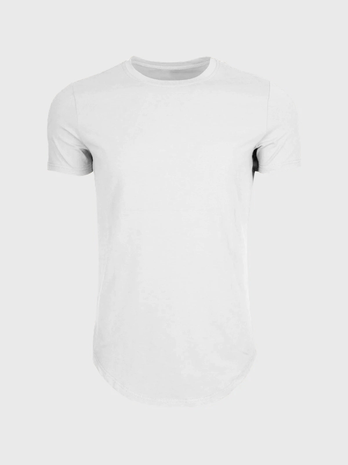 Men's Stain Resistant Curved Hem T-shirt Tech Cotton(Final Sale–No Return or Exchange)