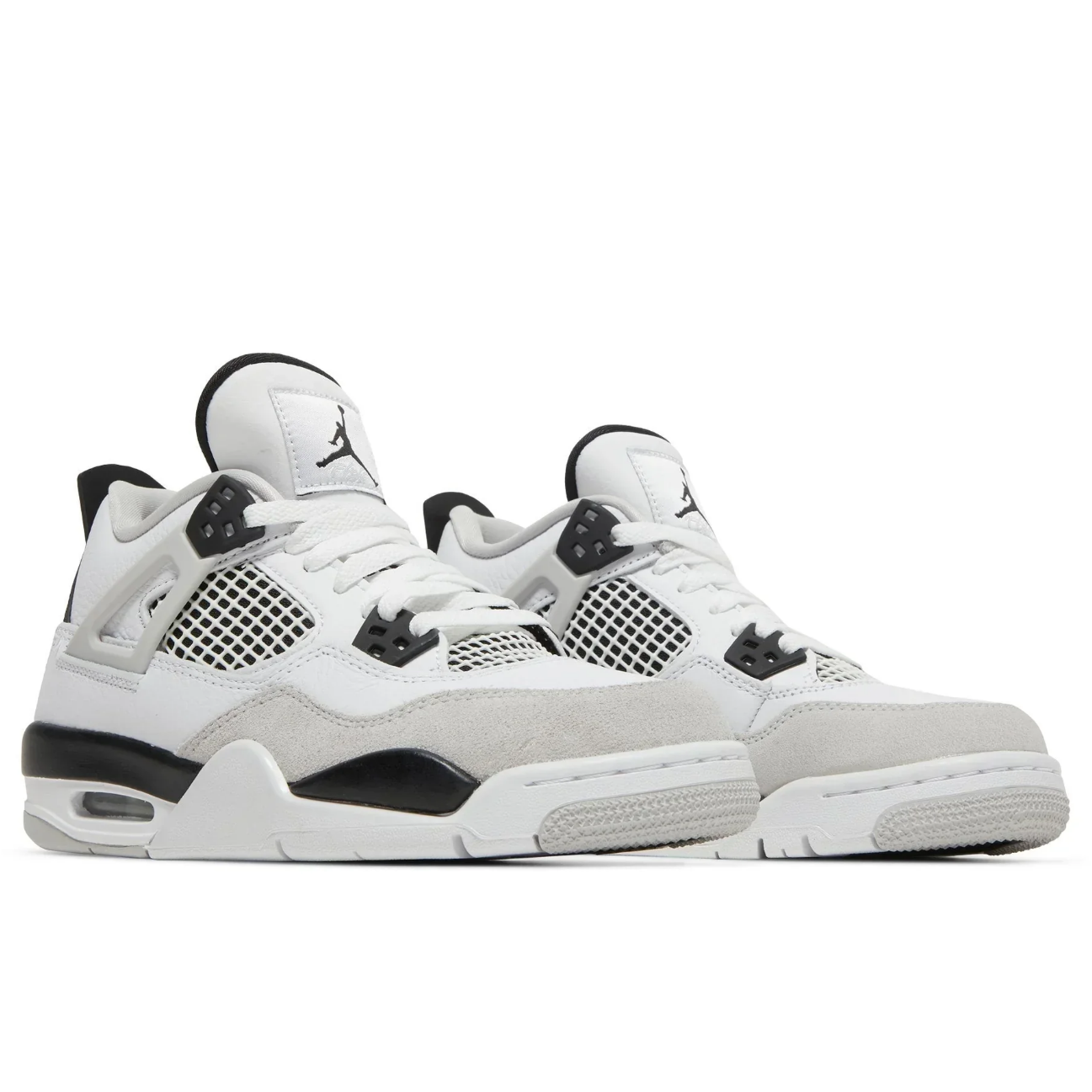 Air Jordan 4 Retro White Grey