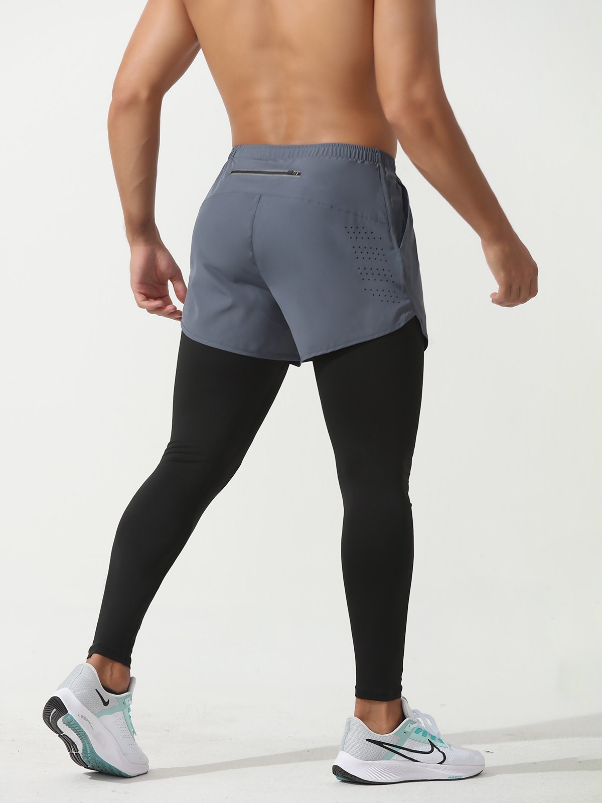 Interval Workout Pant 2 in 1 Compression Tight + Short Combo
