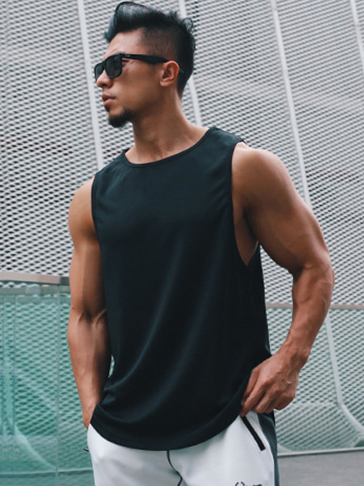 Stay Cool Basic Velocity Sports Mesh Tank