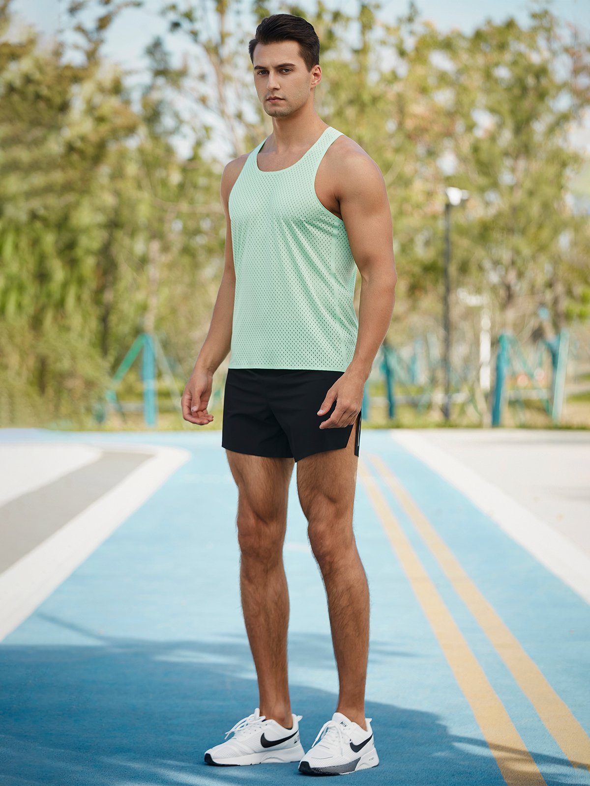 Racing Singlet Pro Seamless Mesh Tank