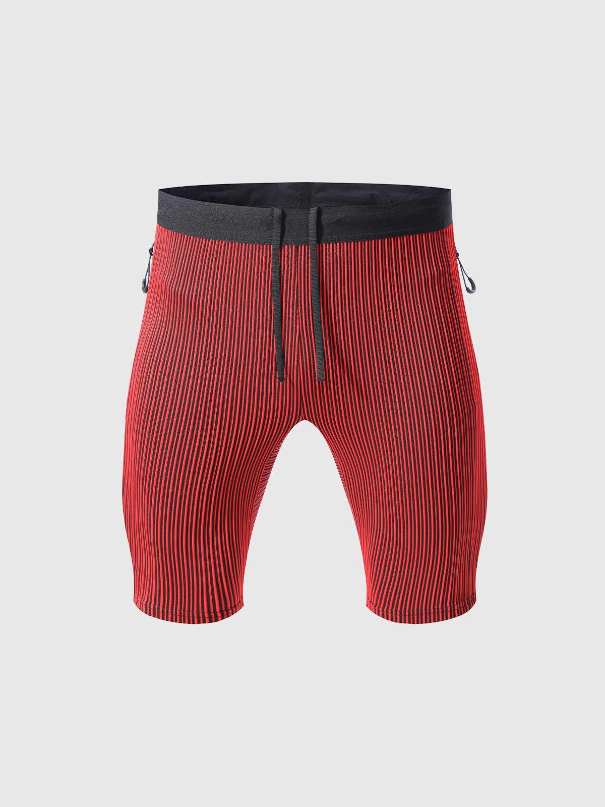 8" Pro Compression Lined Running Shorts with Zip Pockets