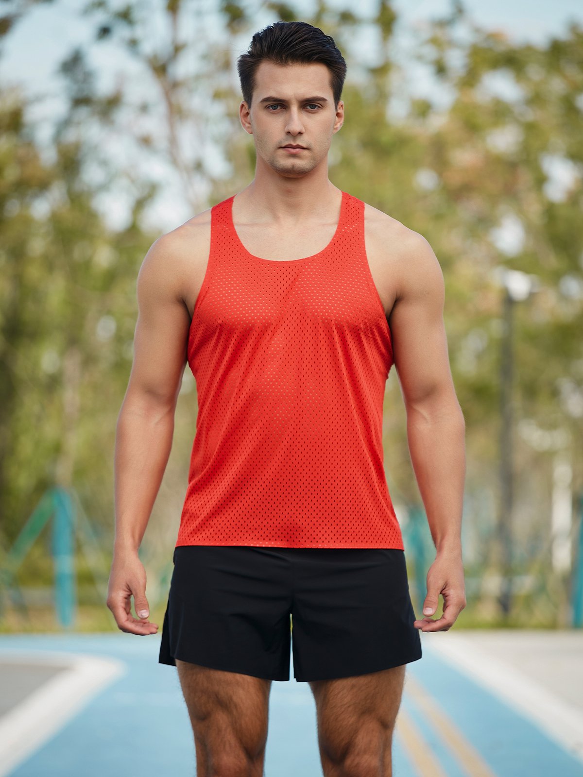 Racing Singlet Pro Seamless Mesh Tank