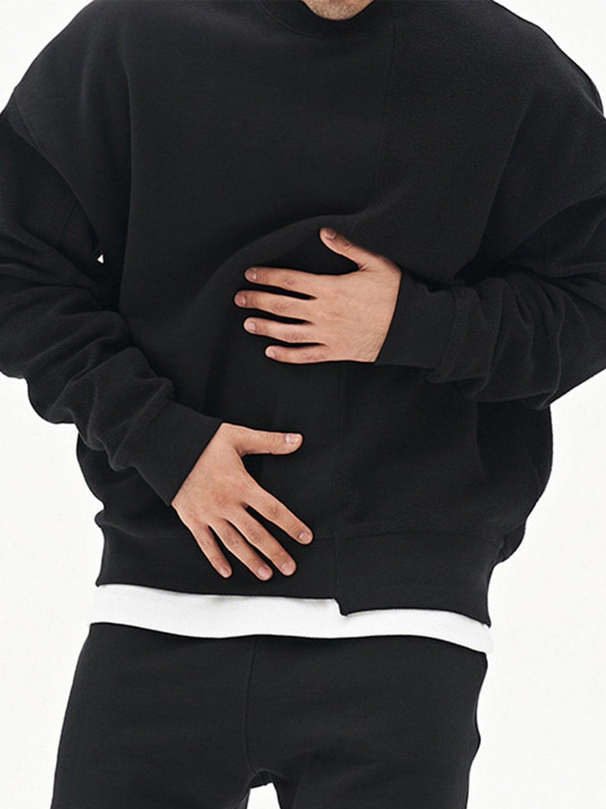 Essential Patchwork Crew Sweatshirt