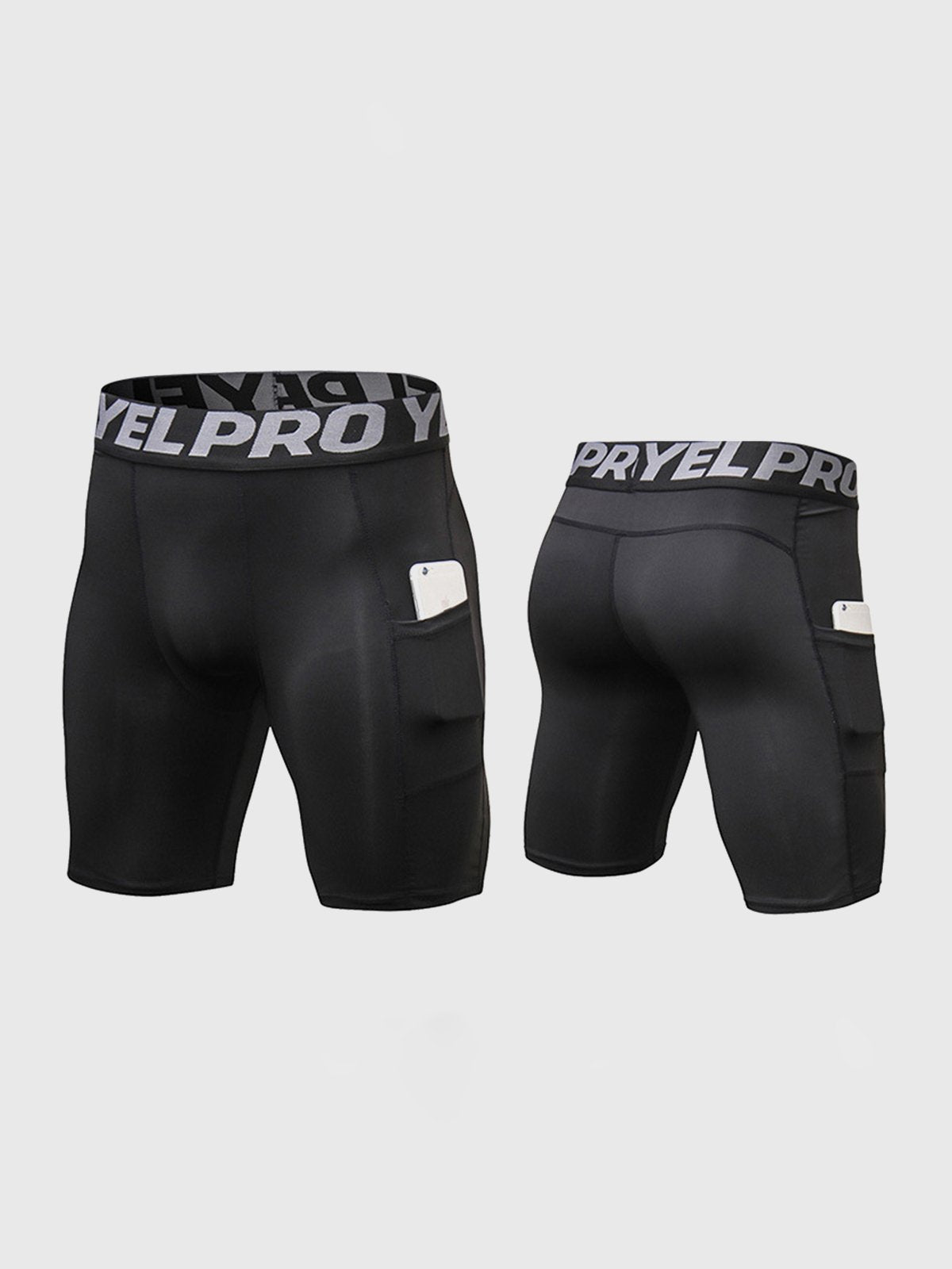 M's 7" Compression Tight Short With Two Pockets