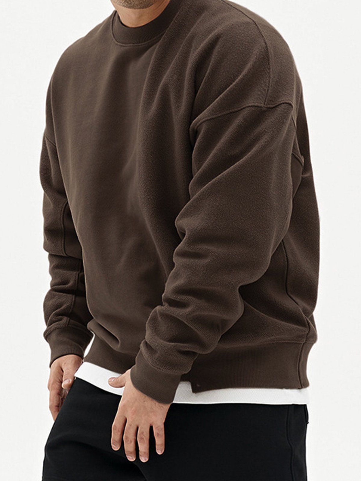 Essential Patchwork Crew Sweatshirt