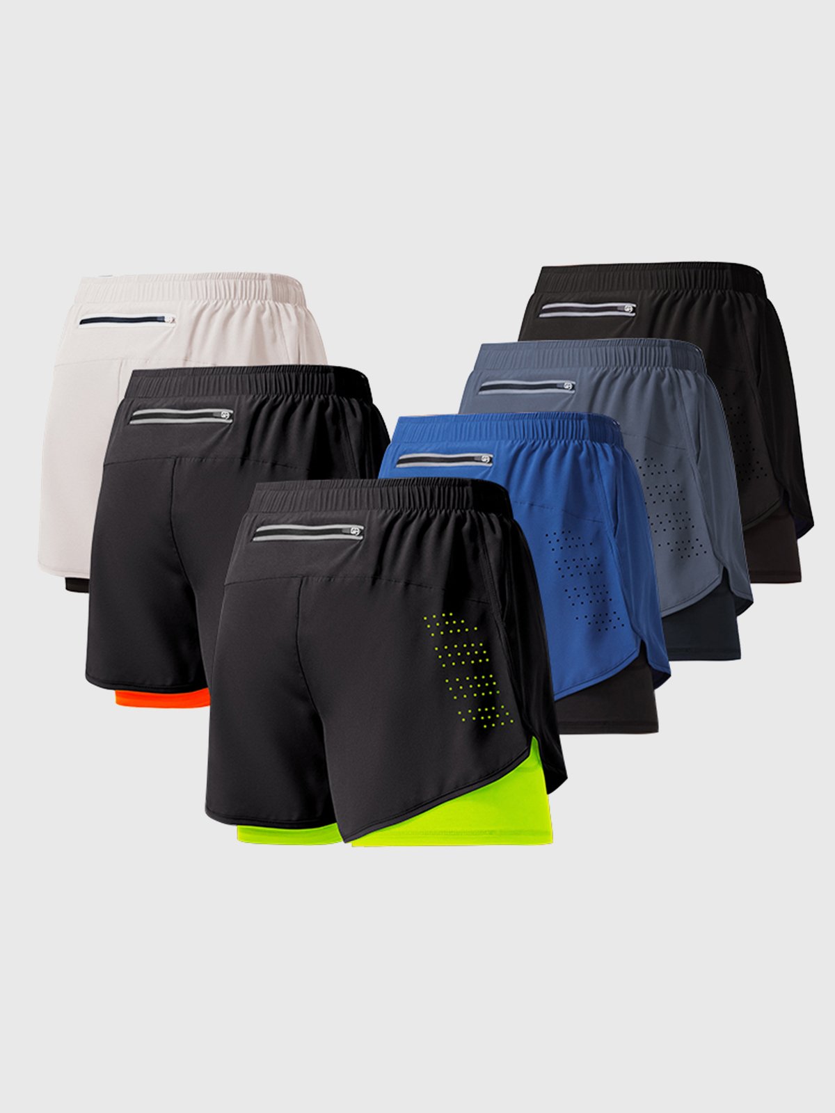 6" Interval Short 2-in-1 Lined