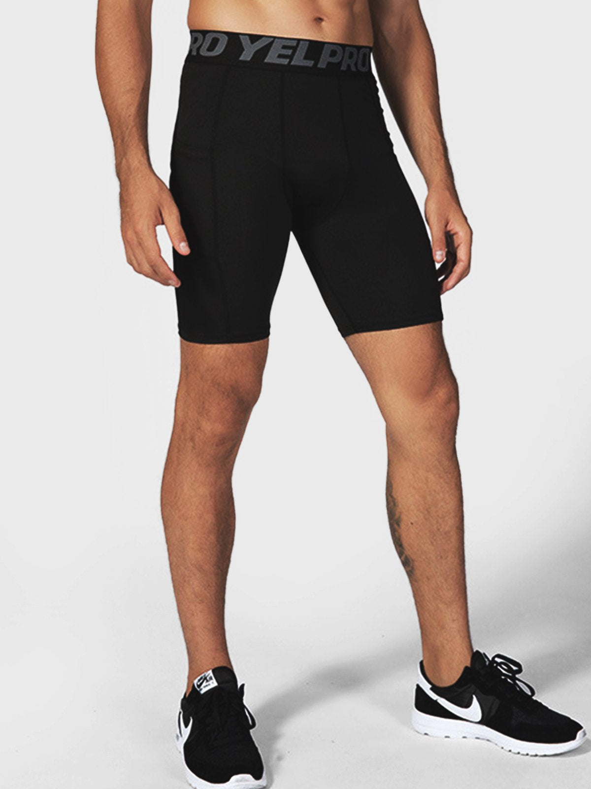 M's 7" Compression Tight Short With Two Pockets