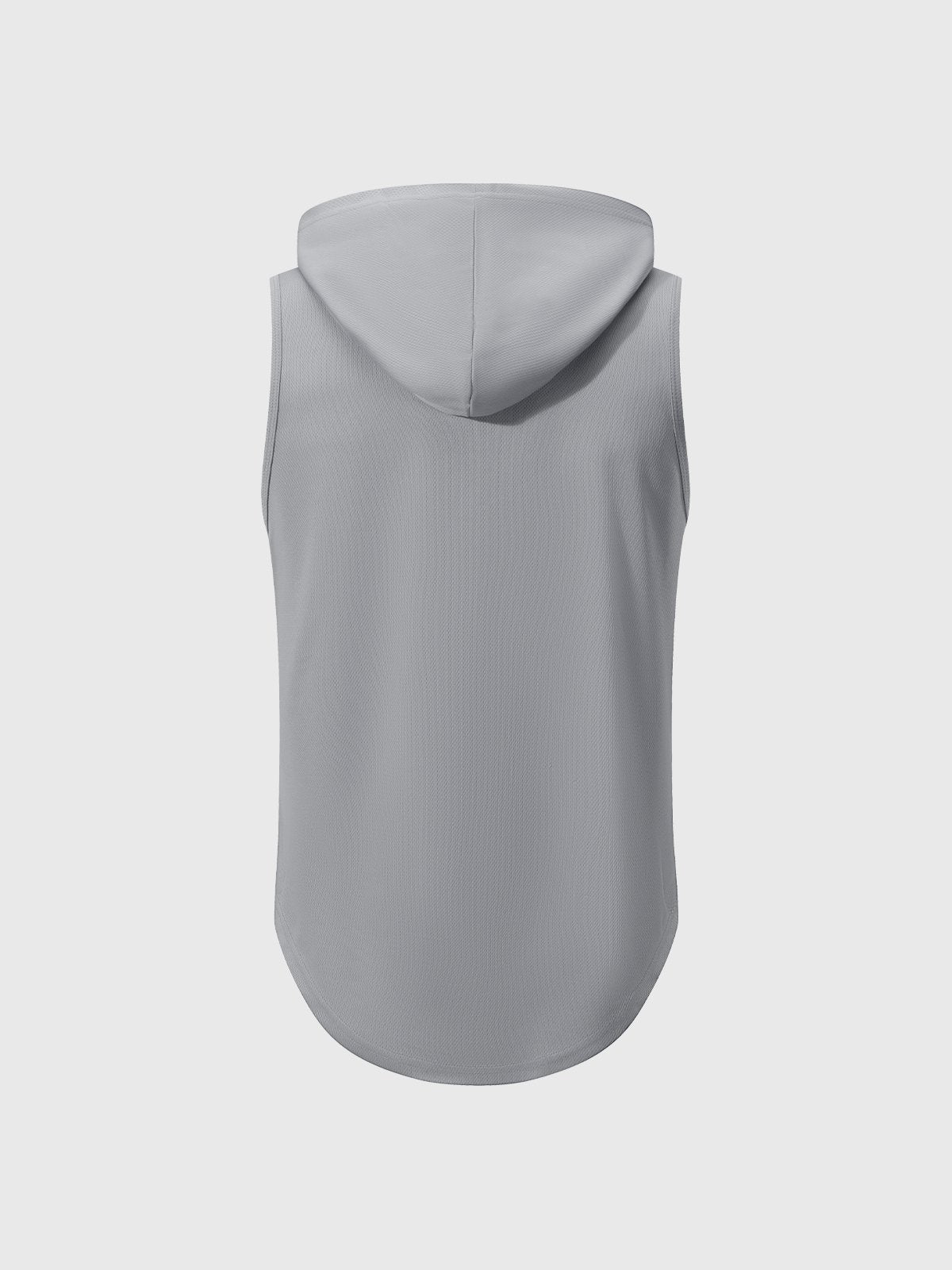 Workout Hooded Tank Curved Hem