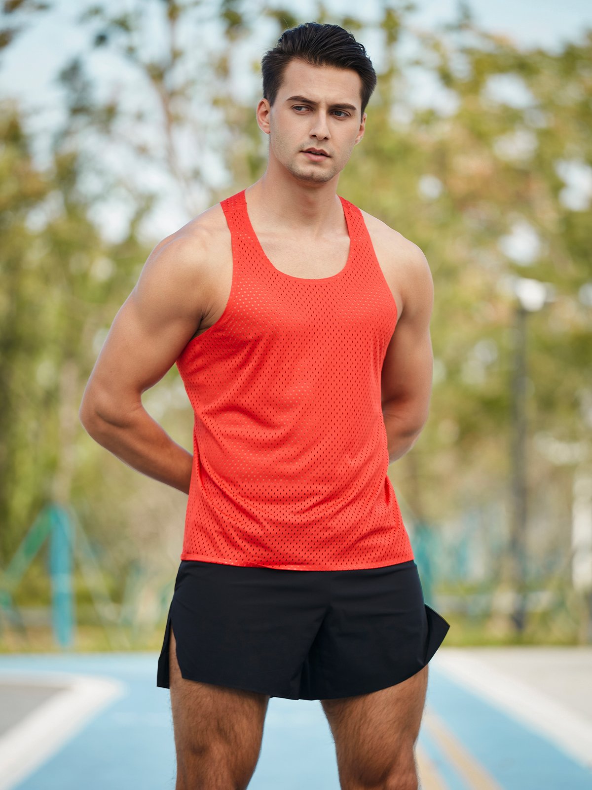Racing Singlet Pro Seamless Mesh Tank
