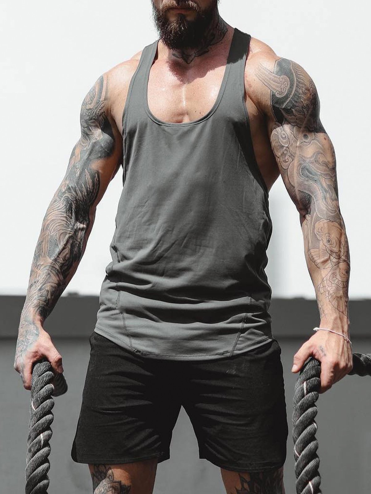 Stay Cool 2.0 Go Hard Quick Dry Gym Stringer Tank