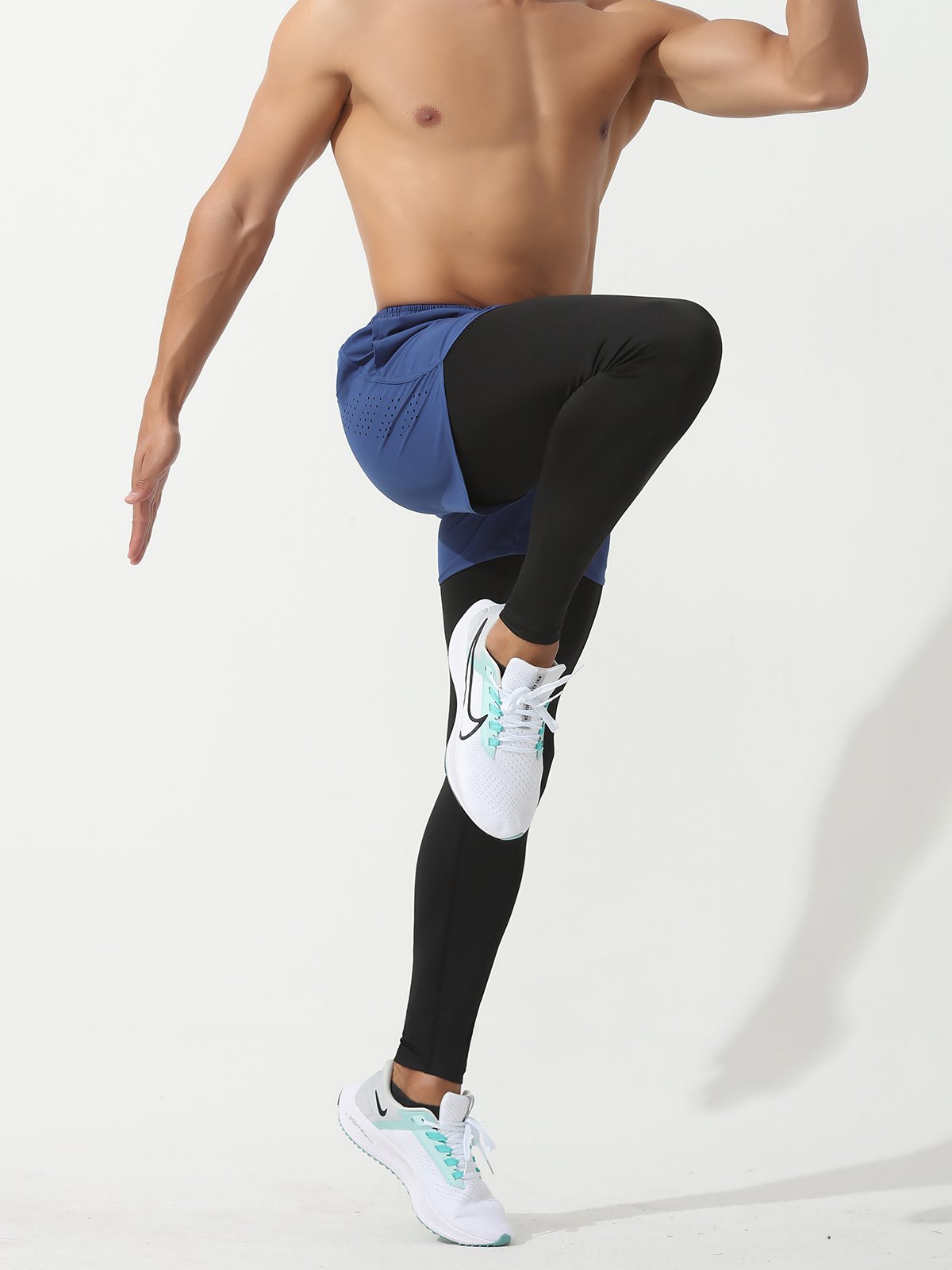 Interval Workout Pant 2 in 1 Compression Tight + Short Combo