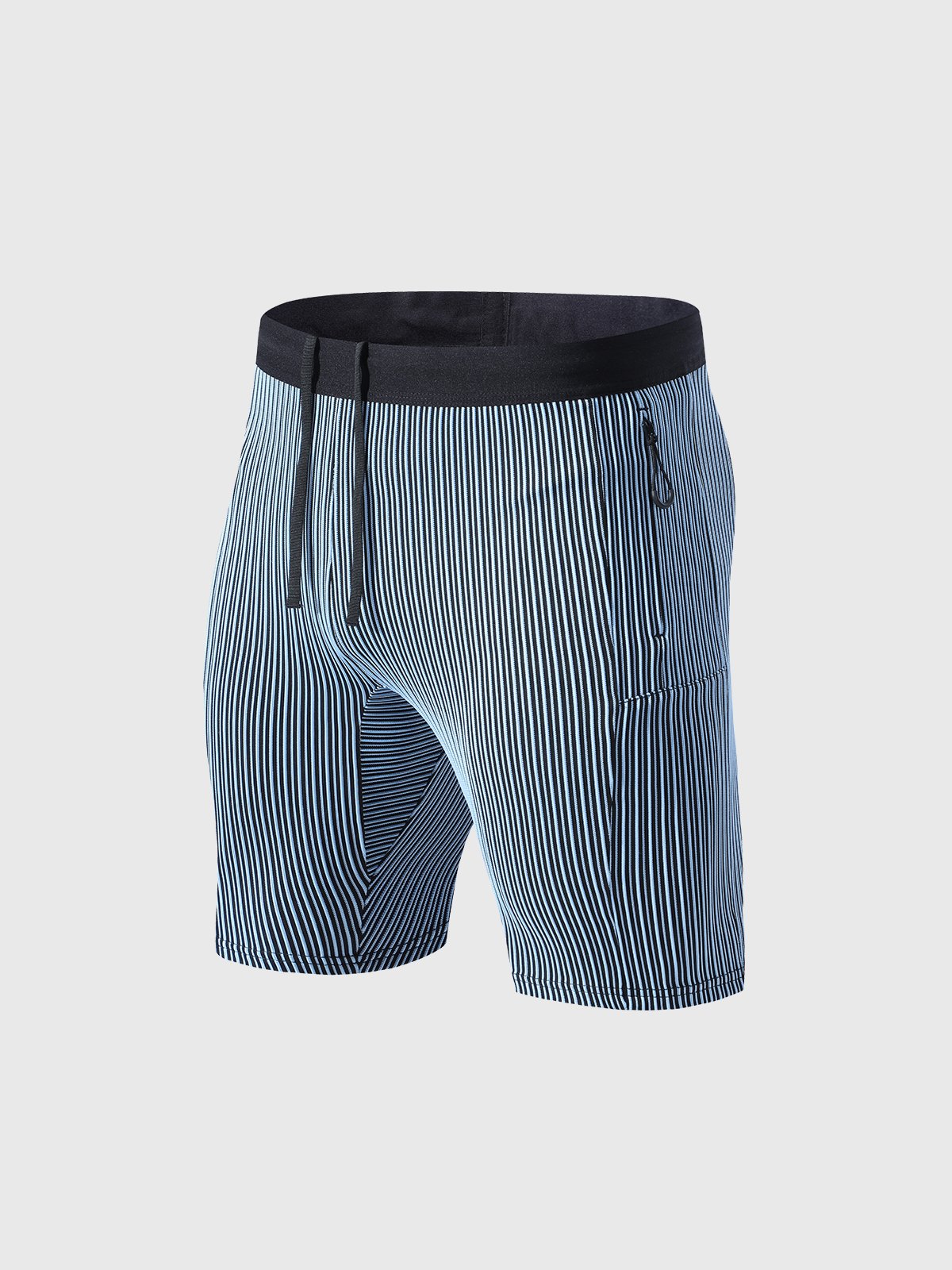 8" Pro Compression Lined Running Shorts with Zip Pockets
