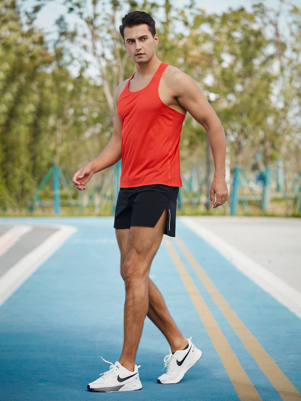 Racing Singlet Pro Seamless Mesh Tank