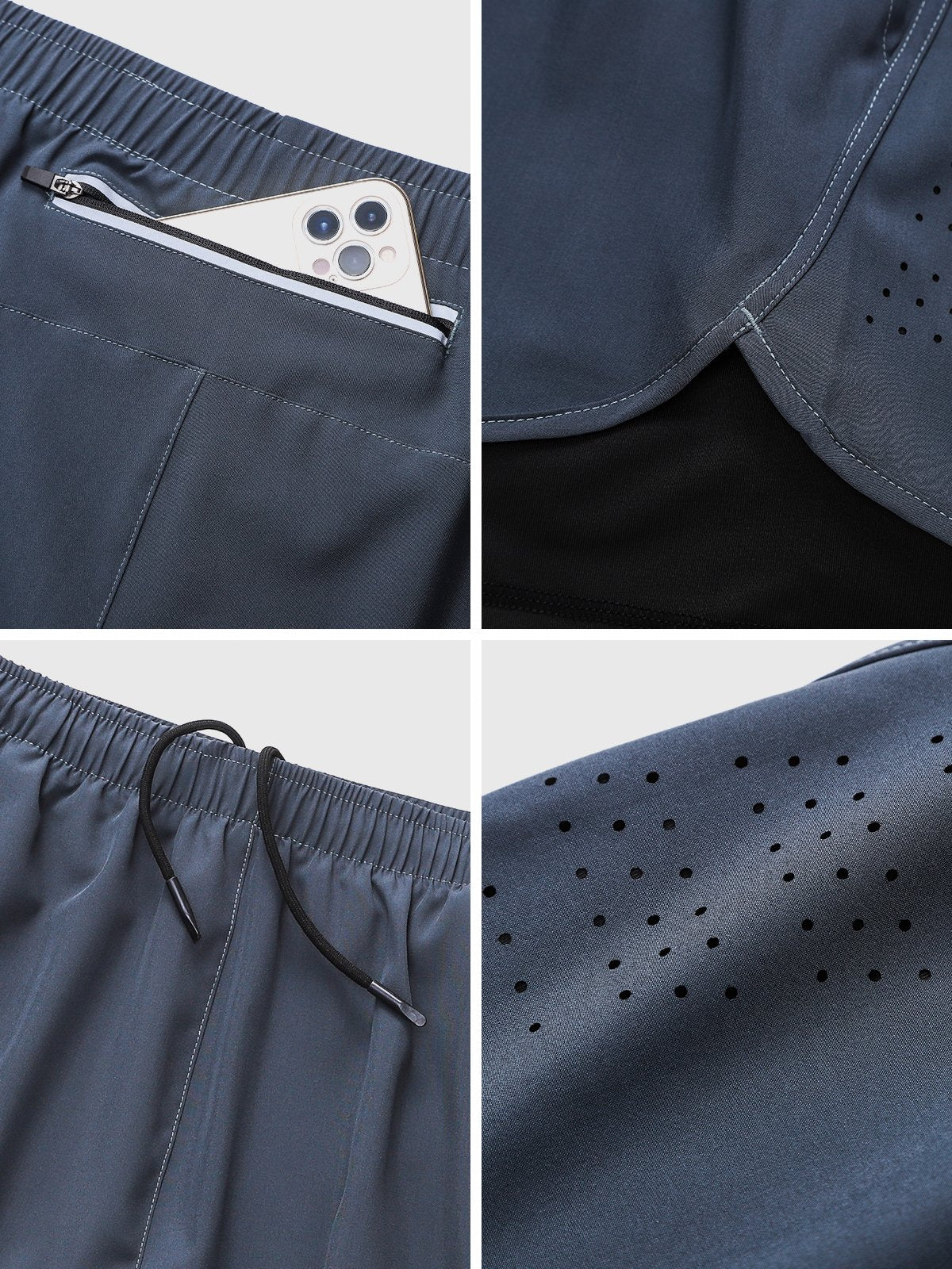 6" Interval Short 2-in-1 Lined