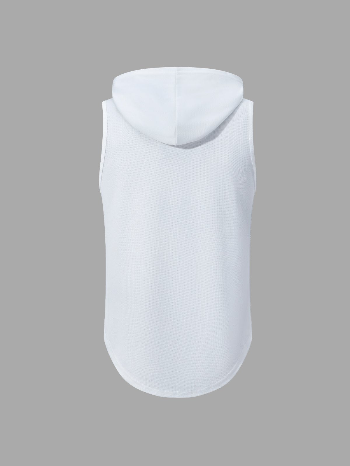 Workout Hooded Tank Curved Hem