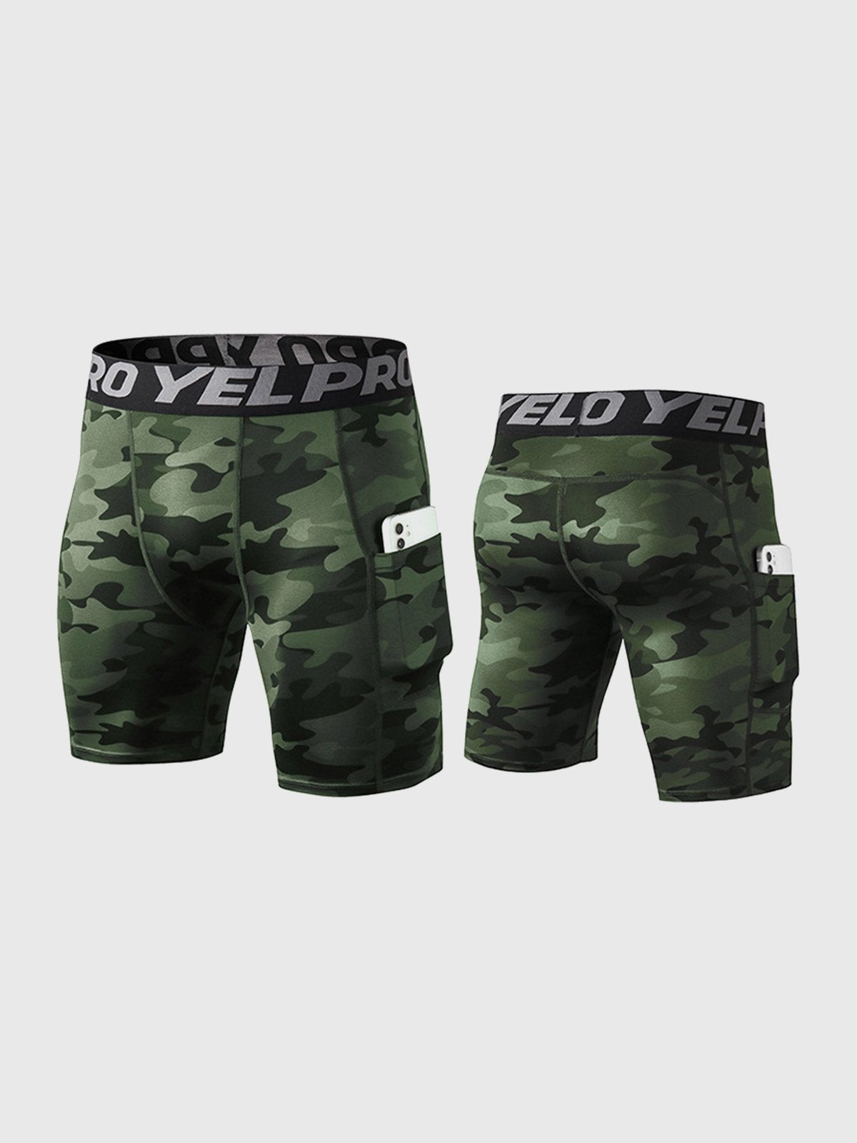 M's 7" Compression Tight Short With Two Pockets