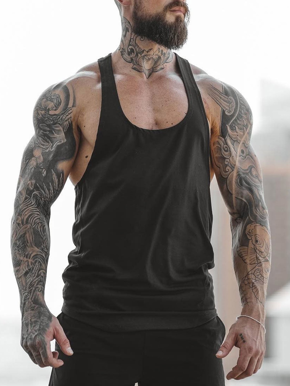 Stay Cool 2.0 Go Hard Quick Dry Gym Stringer Tank