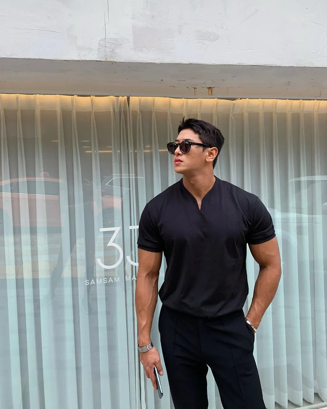 Society Cotton V-neck Short Sleeve(Final Restock)