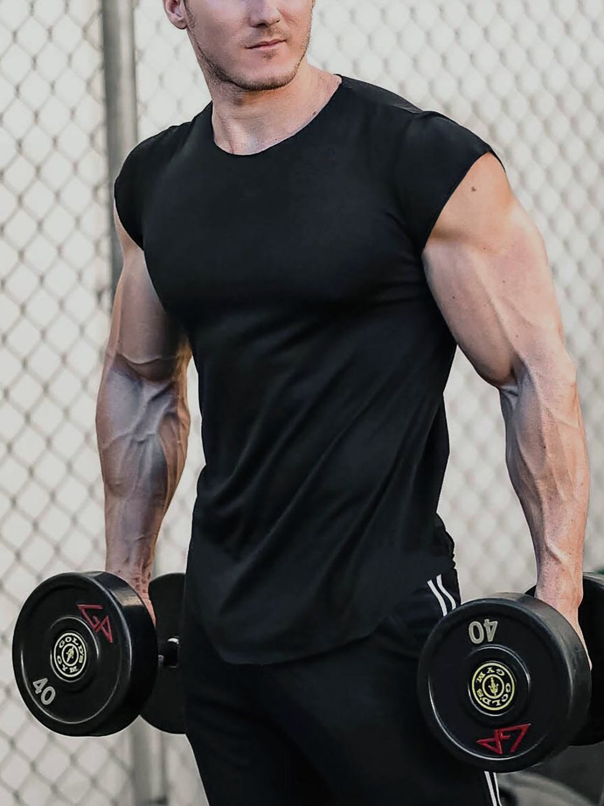 Cap Sleeve Muscle T-Shirt