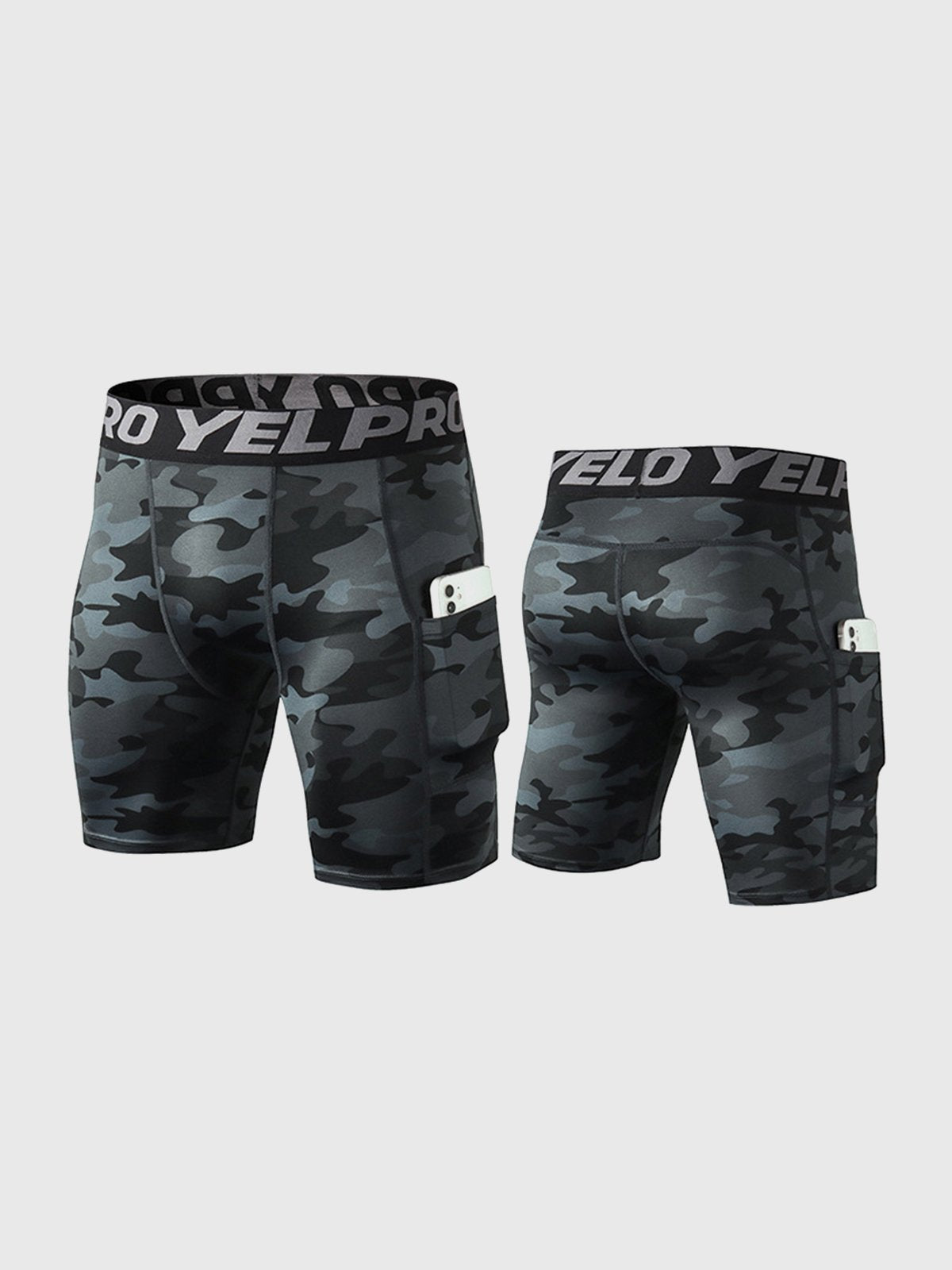 M's 7" Compression Tight Short With Two Pockets