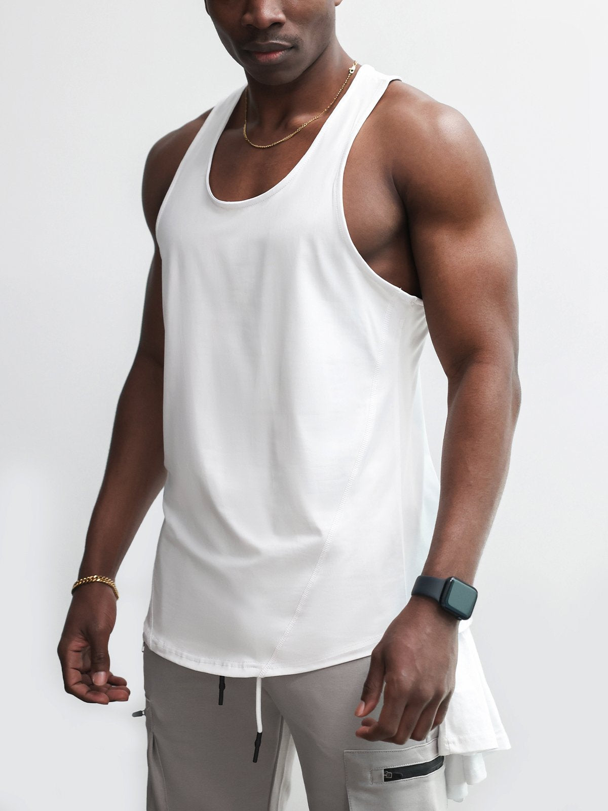 Stay Cool 2.0 Go Hard Quick Dry Gym Stringer Tank