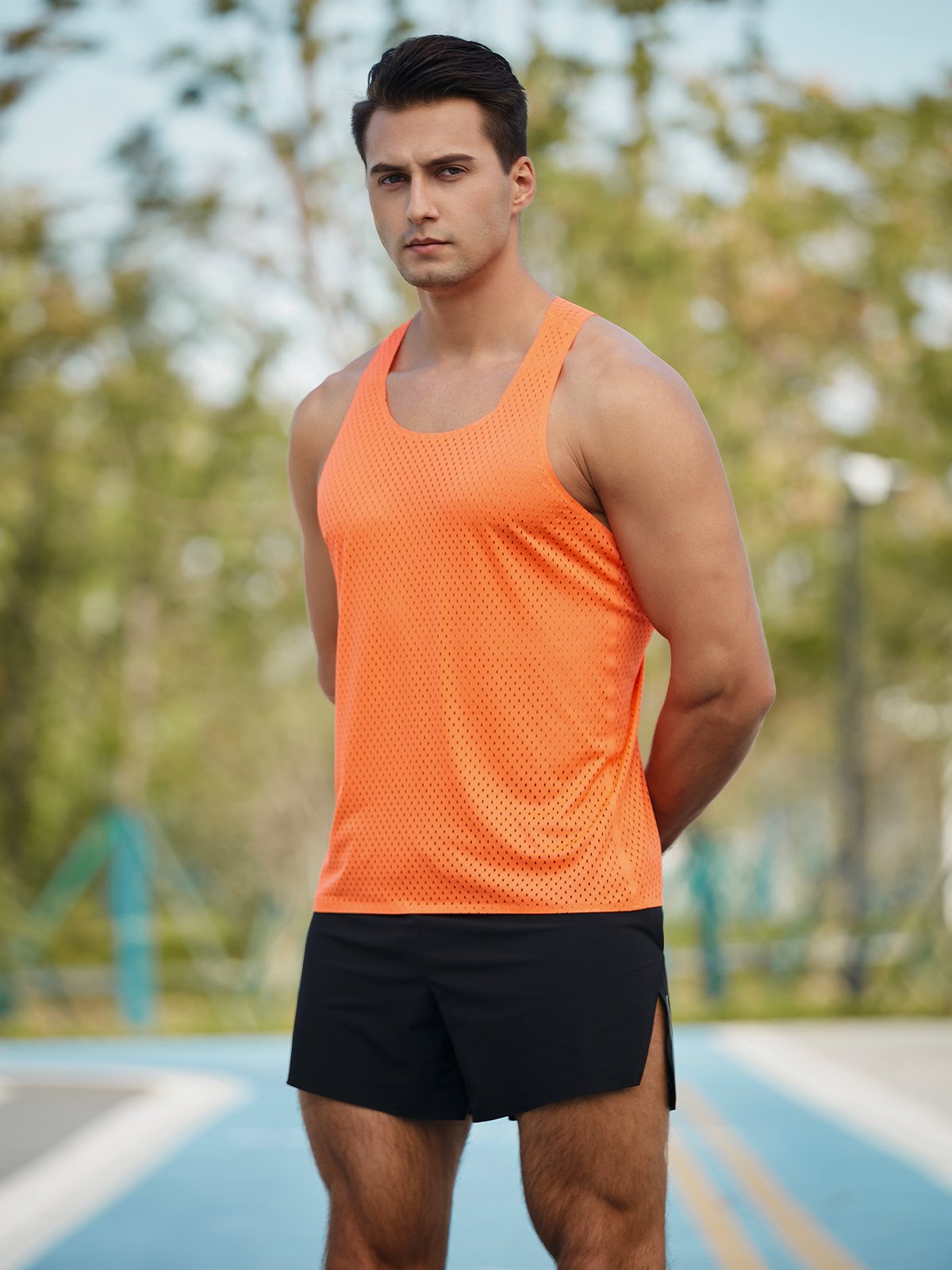 Racing Singlet Pro Seamless Mesh Tank