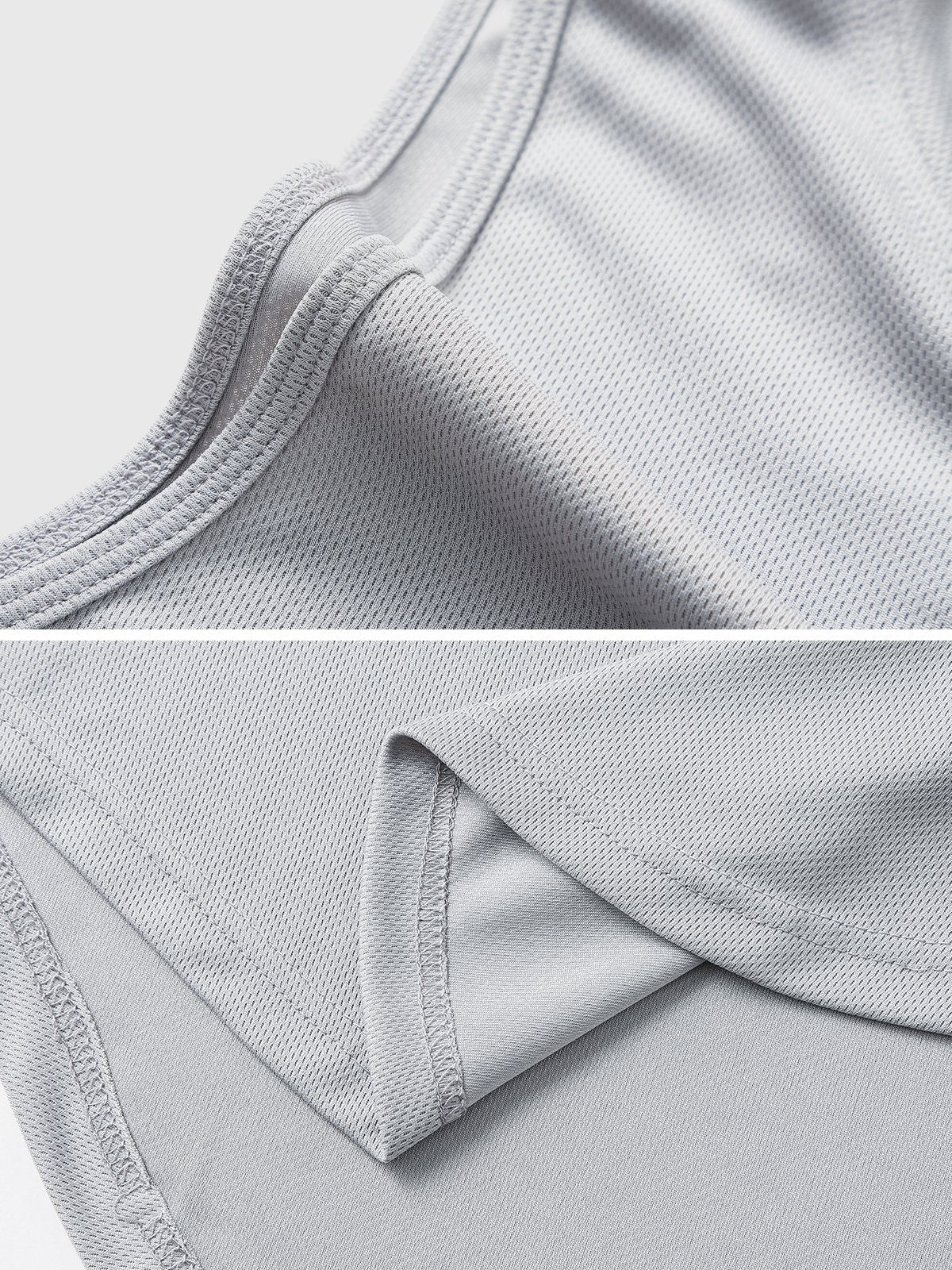 Workout Hooded Tank Curved Hem
