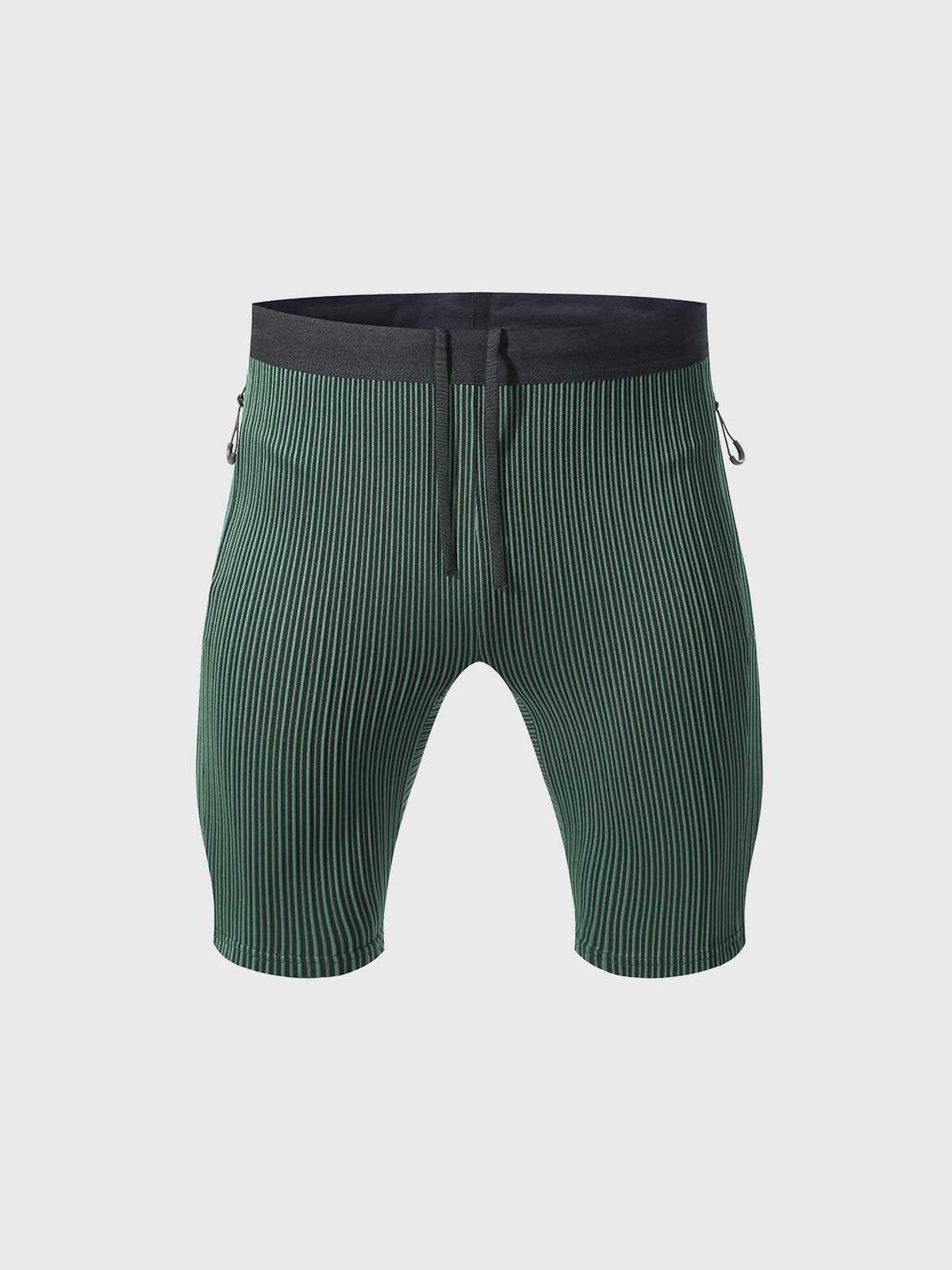 8" Pro Compression Lined Running Shorts with Zip Pockets