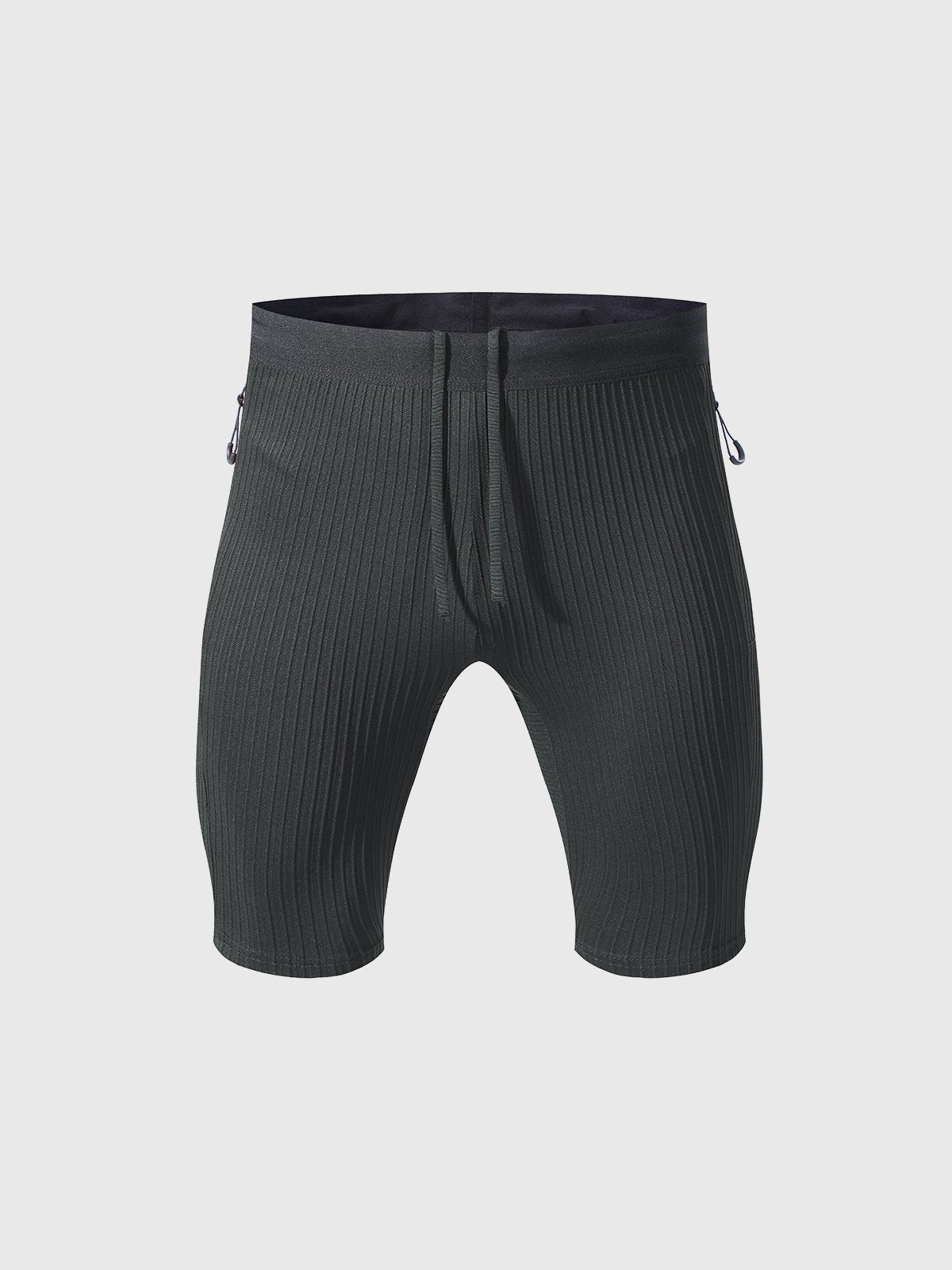 8" Pro Compression Lined Running Shorts with Zip Pockets