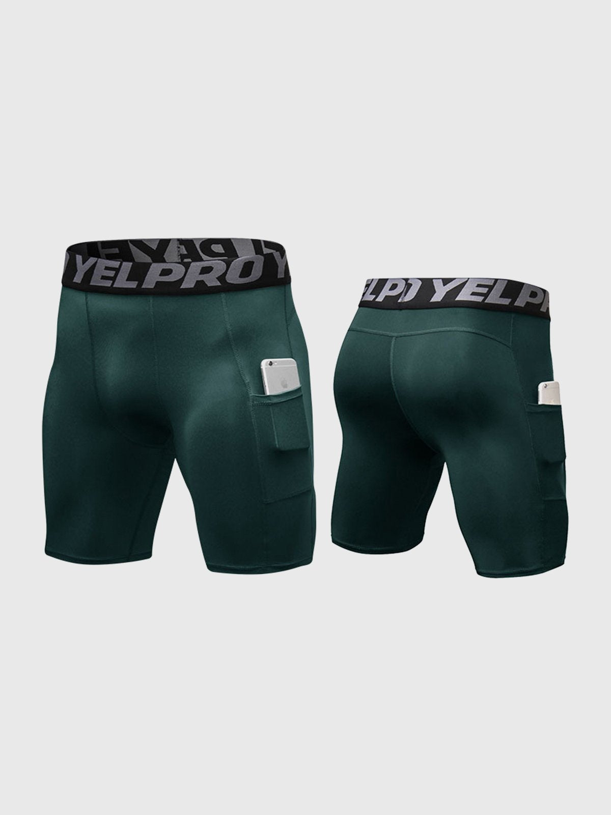 M's 7" Compression Tight Short With Two Pockets