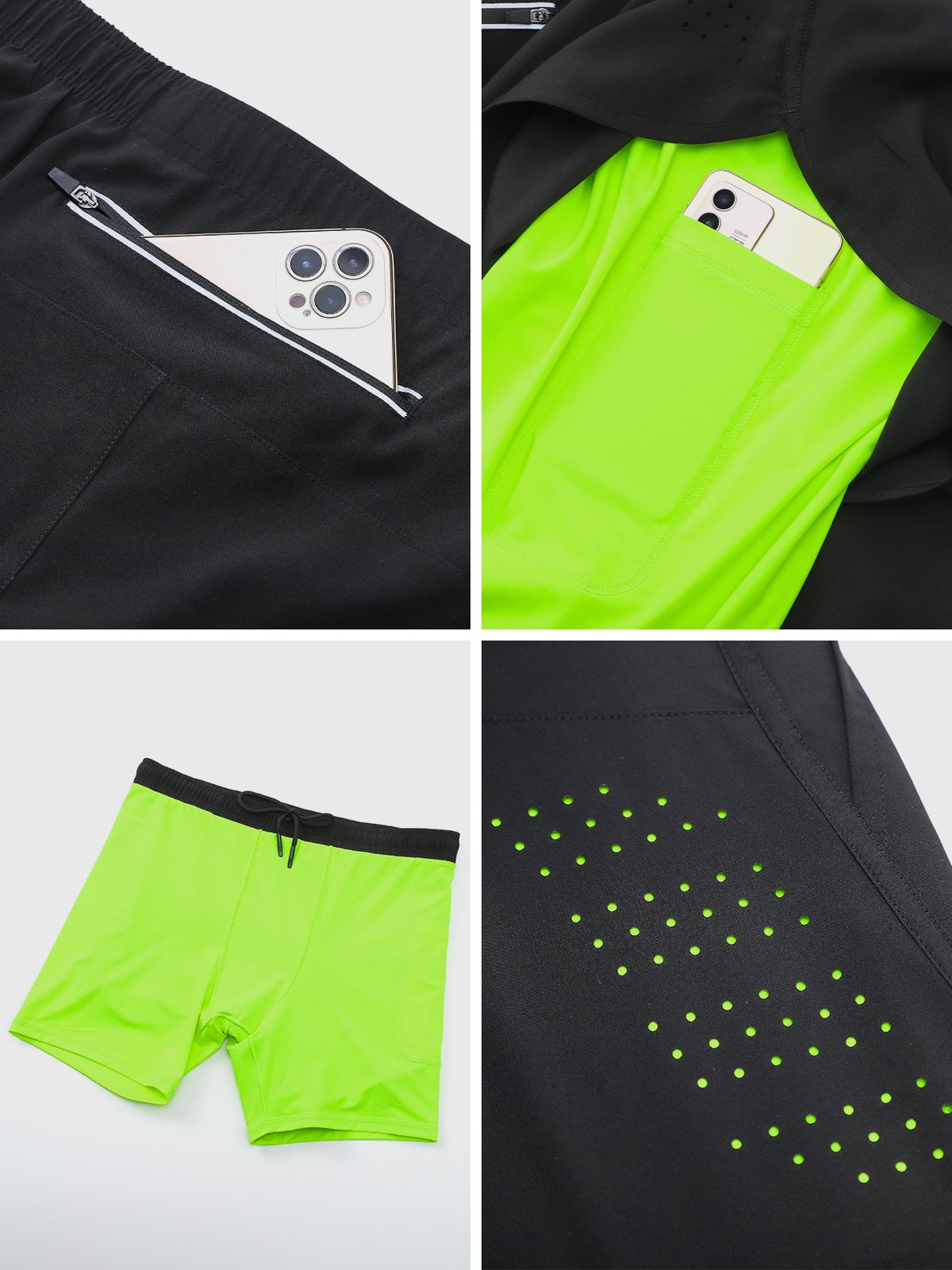 6" Interval Short 2-in-1 Lined