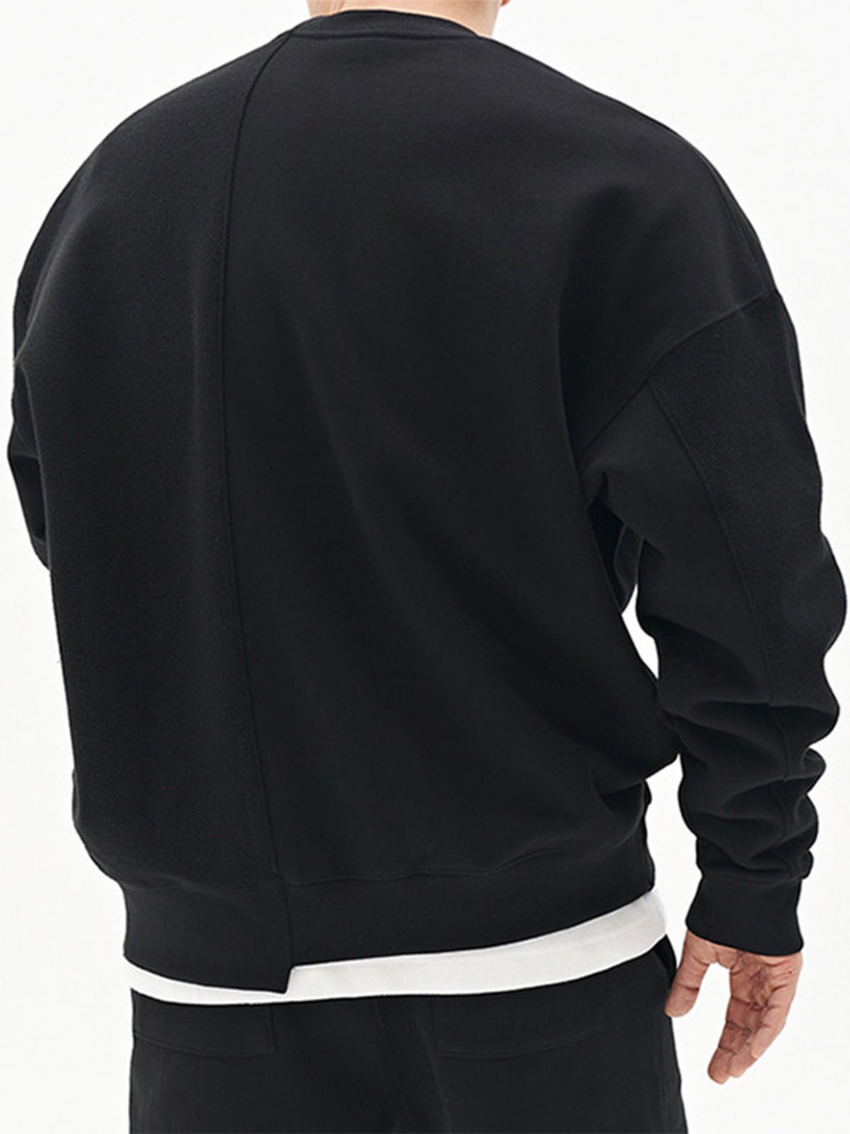 Essential Patchwork Crew Sweatshirt