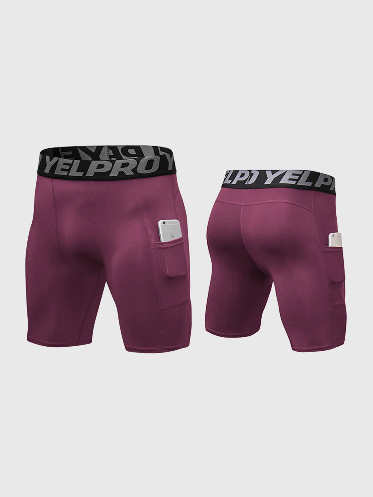 M's 7" Compression Tight Short With Two Pockets