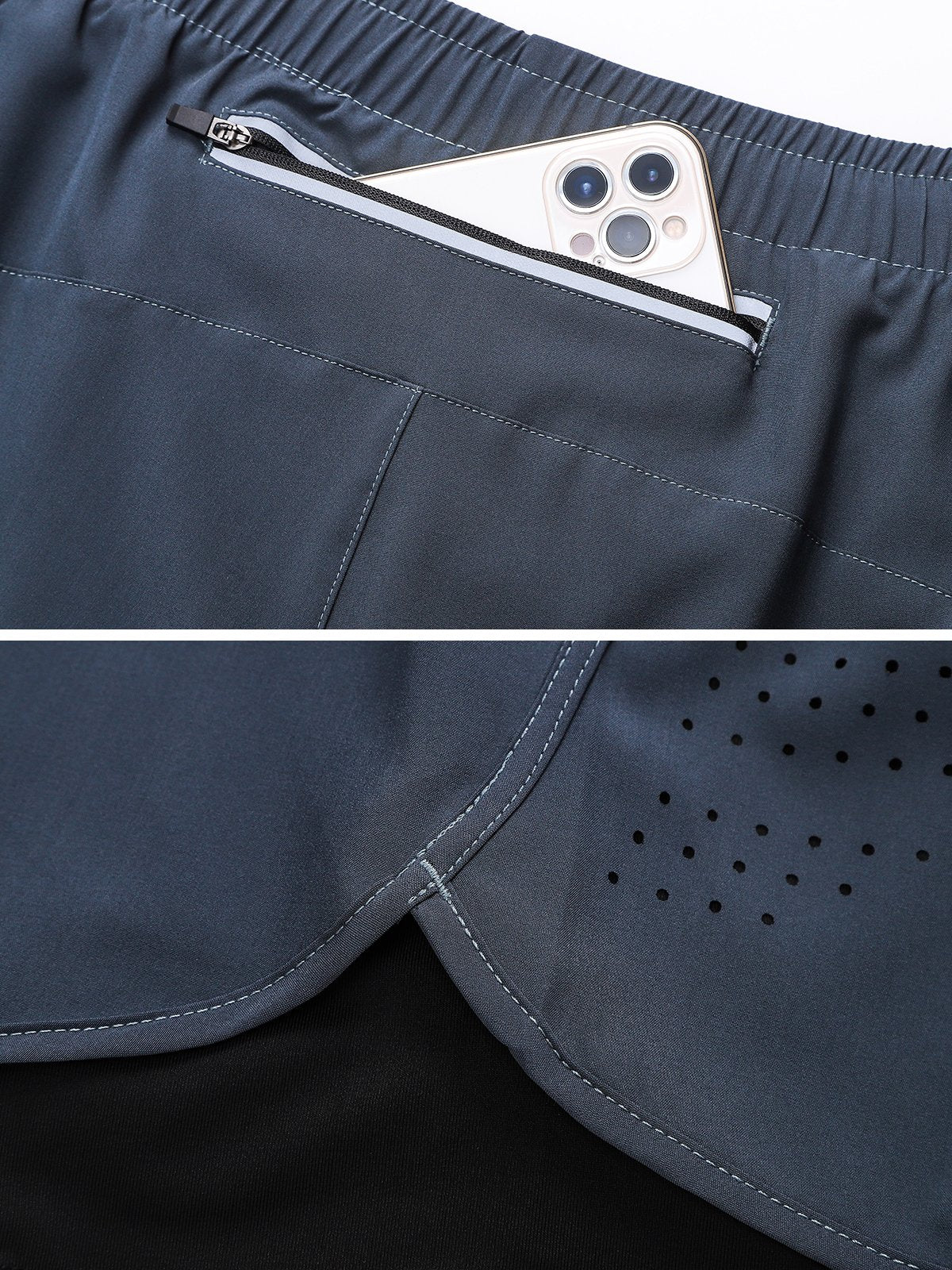 Interval Workout Pant 2 in 1 Compression Tight + Short Combo